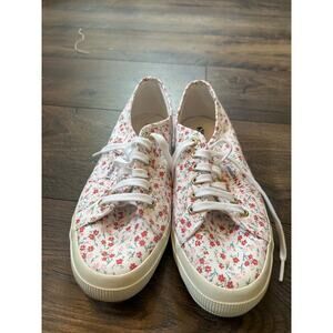 Superga Fanrosow Floral Print Low Top Casual Sneakers S00A420 Women's 9.5
